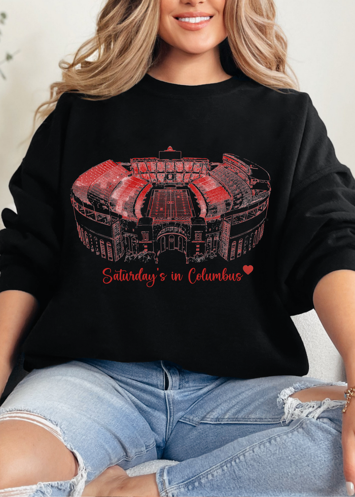 SATURDAYS GRAPHIC TEE  OR CREWNECK