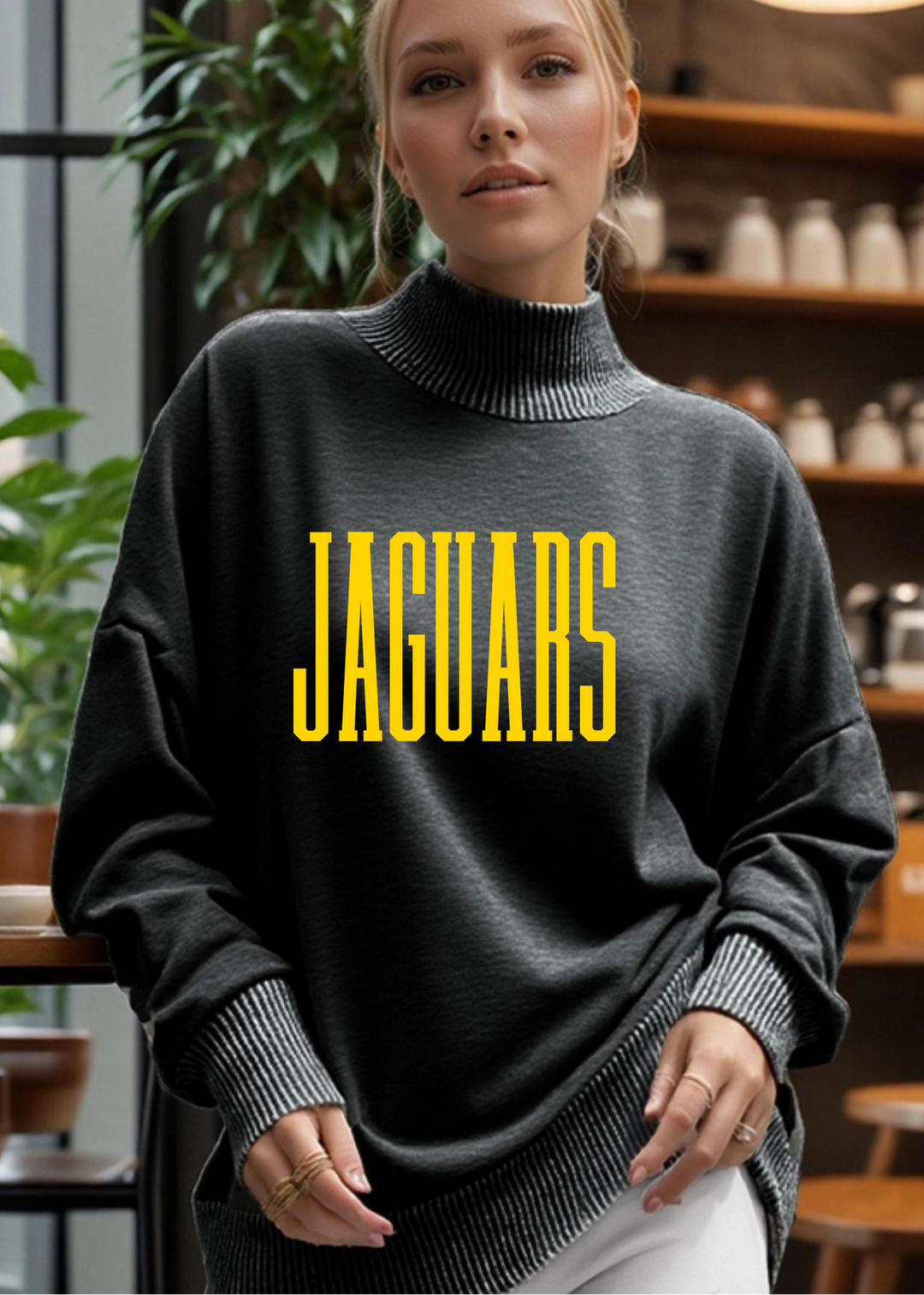 Jaguars Mockneck Sweatshirt
