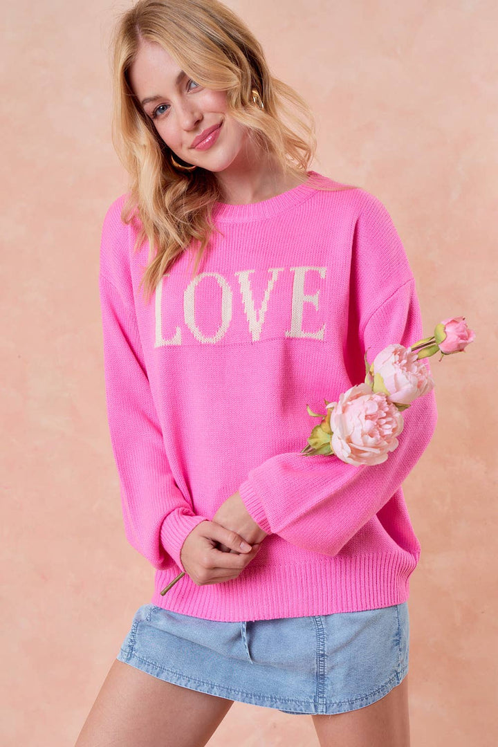 Lovely in Pink Sweater