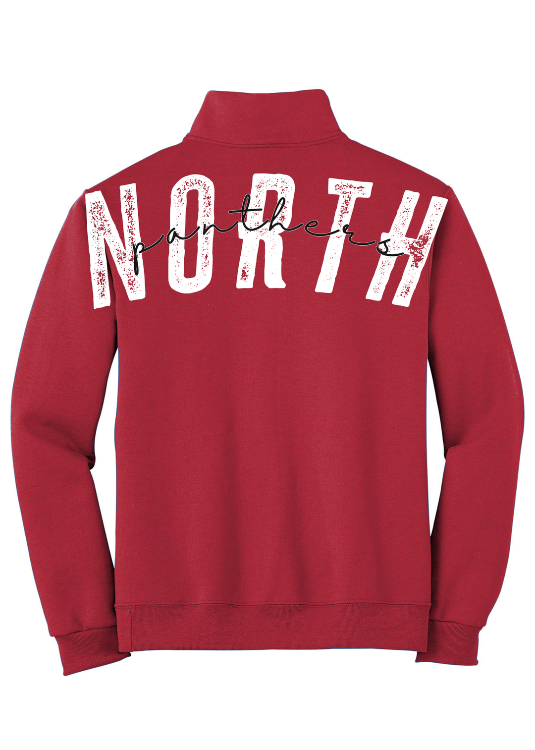 1/4 ZIP BIG BACK WITH CHEST PRINT - CUSTOM