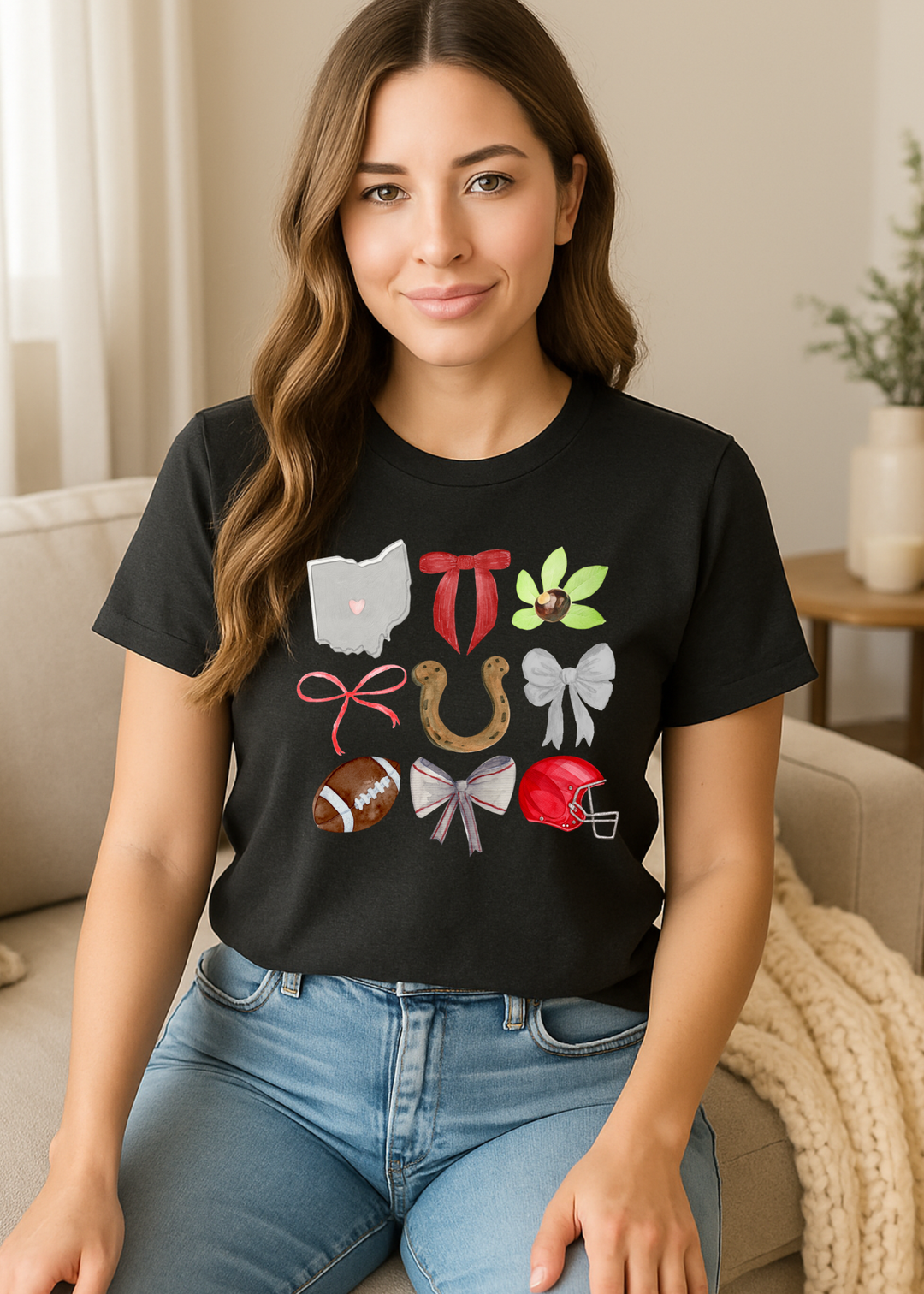 OHIO GRAPHIC TEE AND SWEATSHIRT