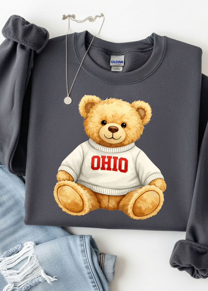 Ohio Bear Graphic Tee or Sweatshirt