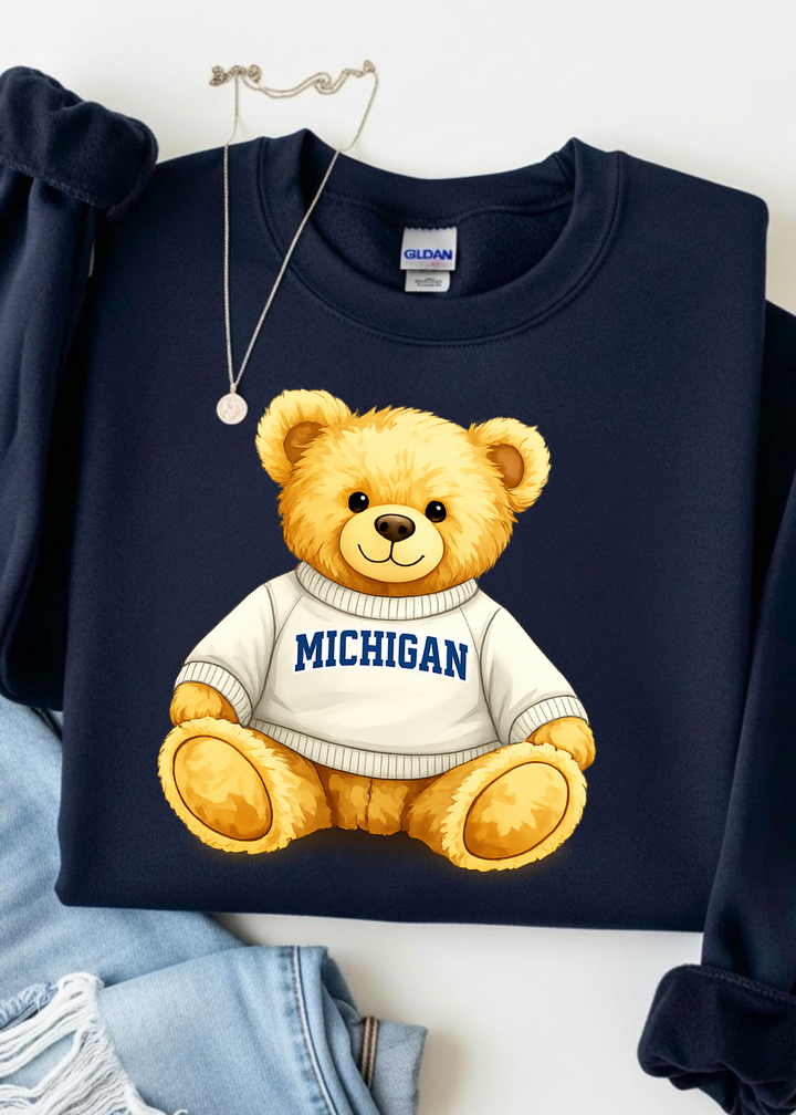 Custom Teddy Bear Graphic Tee or Sweatshirt