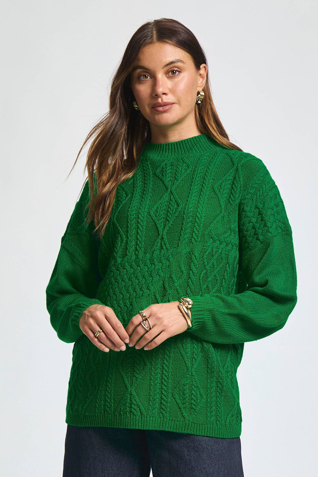 Winter Spruce Knit Sweater