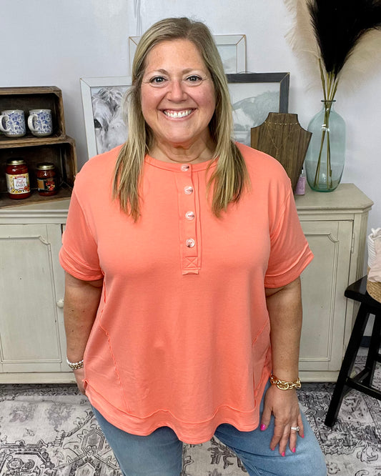Apricot - Beachside Breeze Top