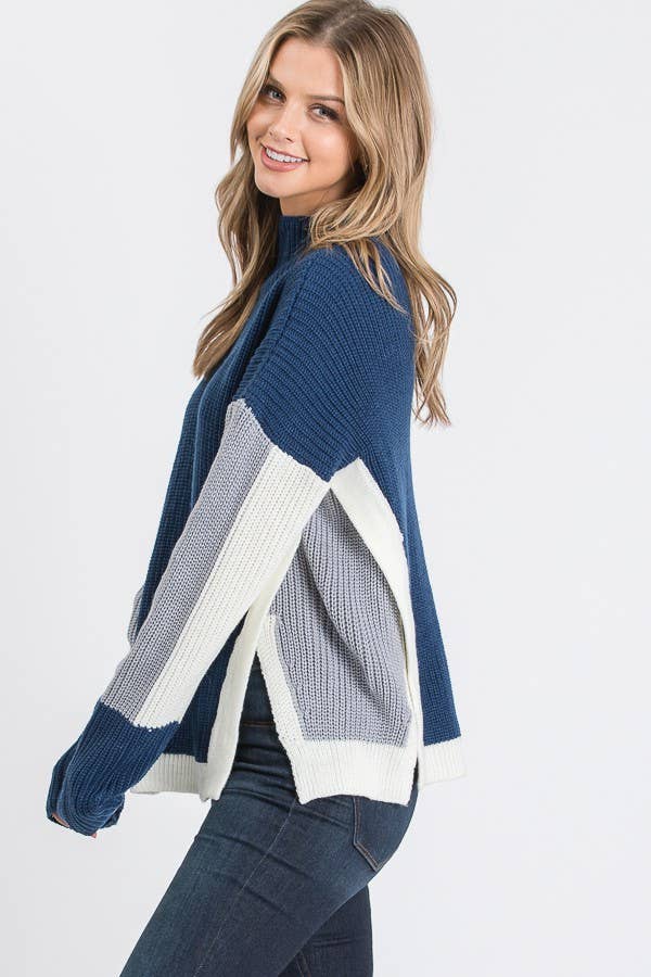 Seaside Panel Sweater
