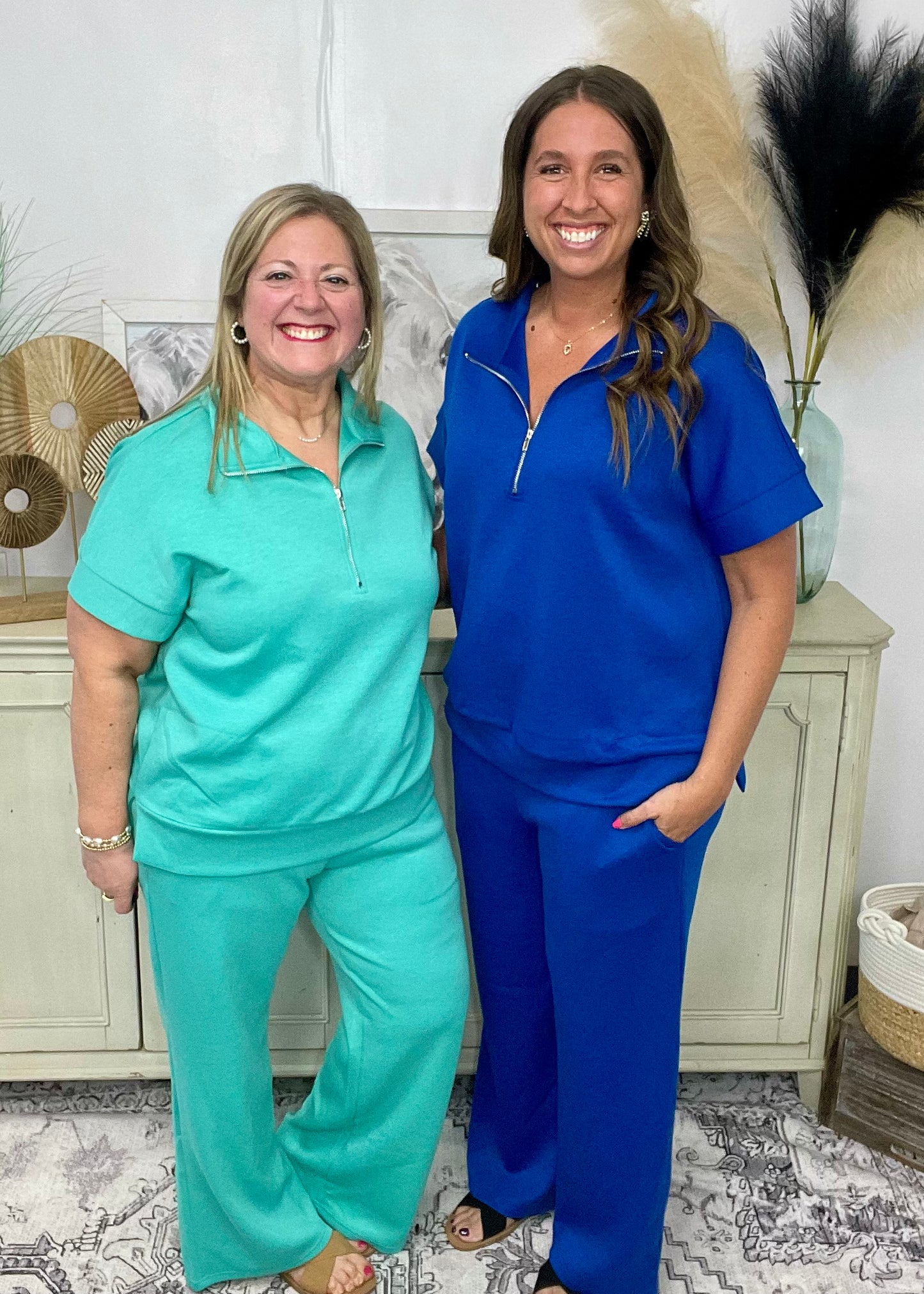 Royal Blue - Quarter Zip & Pants Set (Sold As Set)