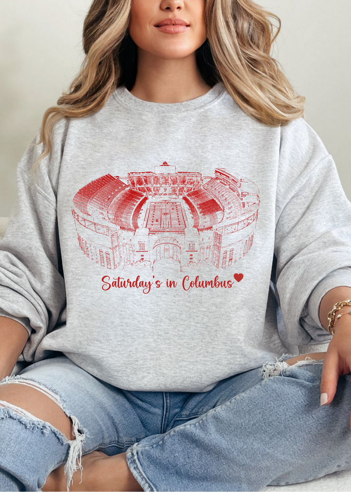 SATURDAYS GRAPHIC TEE  OR CREWNECK