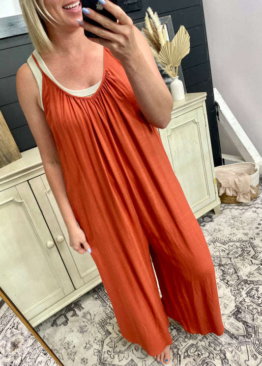 Terracotta Jumpsuit