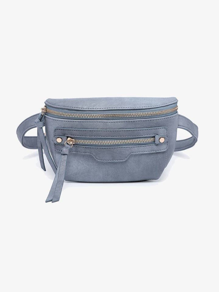 M2741 Astrid Distressed Sling Bag: CARAMEL