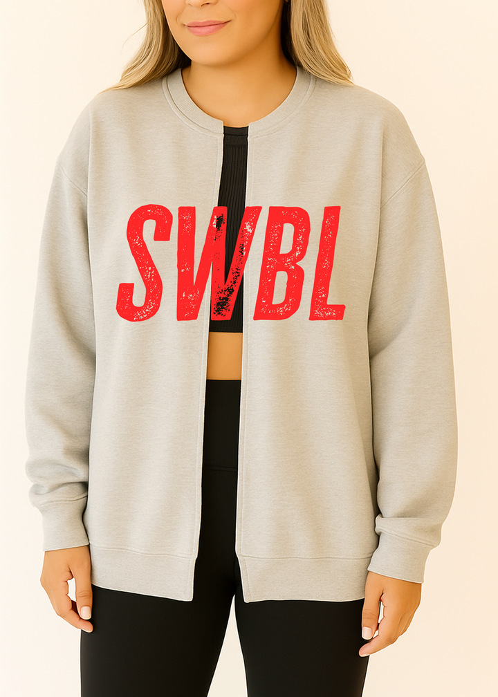 SWBL DISTRESSED SCHOOL YOUTH OR ADULT PULLOVER CARDI - MADE TO ORDER