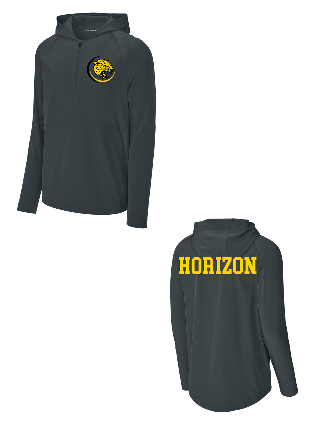 Horizon Jaguars Sport-Tek Half Zip Long Sleeve Hooded Jacket