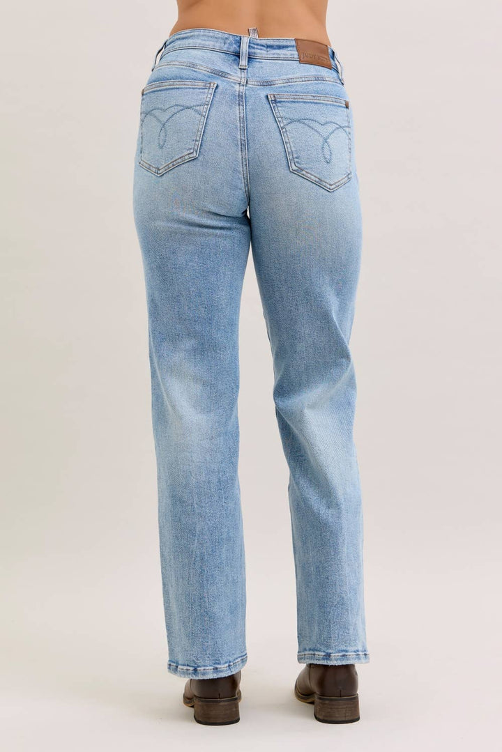 Judy Blue - JB881060 Mid Rise Magic Straight Fit Denim