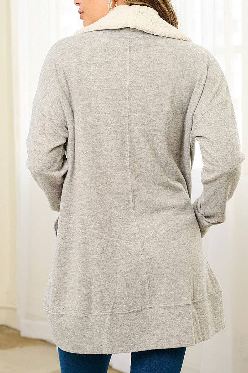 Stone Harbor Sherpa Cardigan with Pockets
