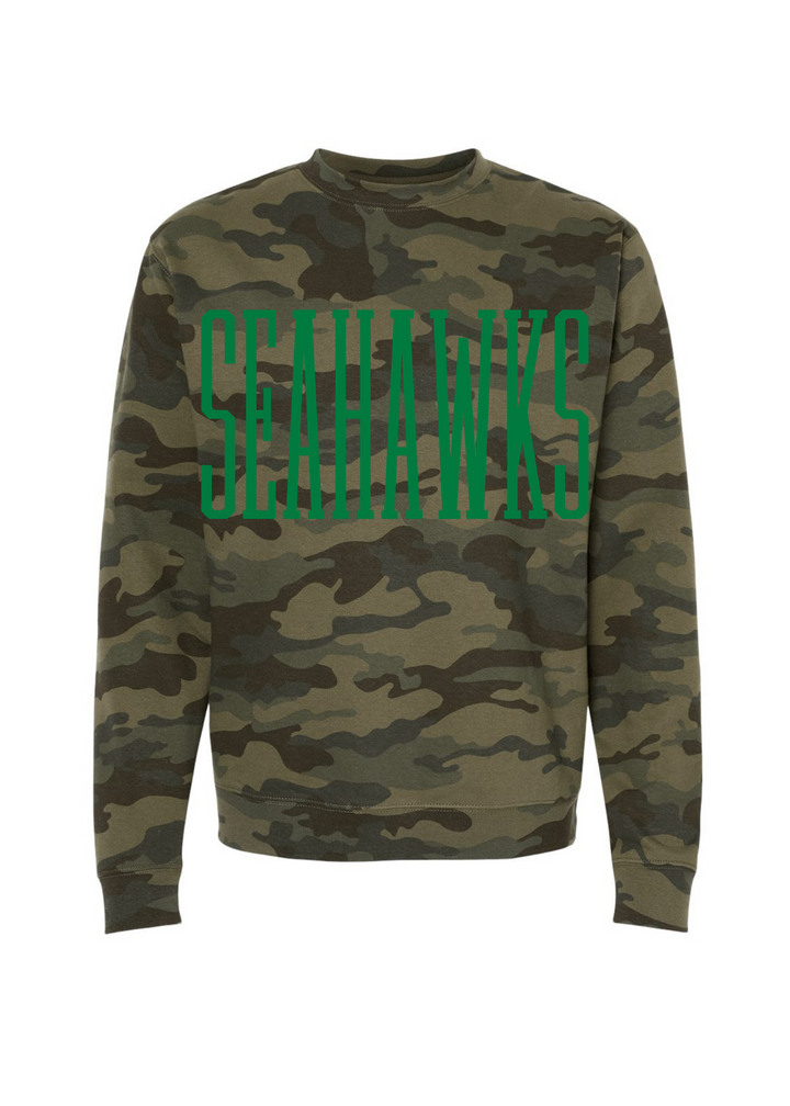 Seahawks Camo Crewneck
