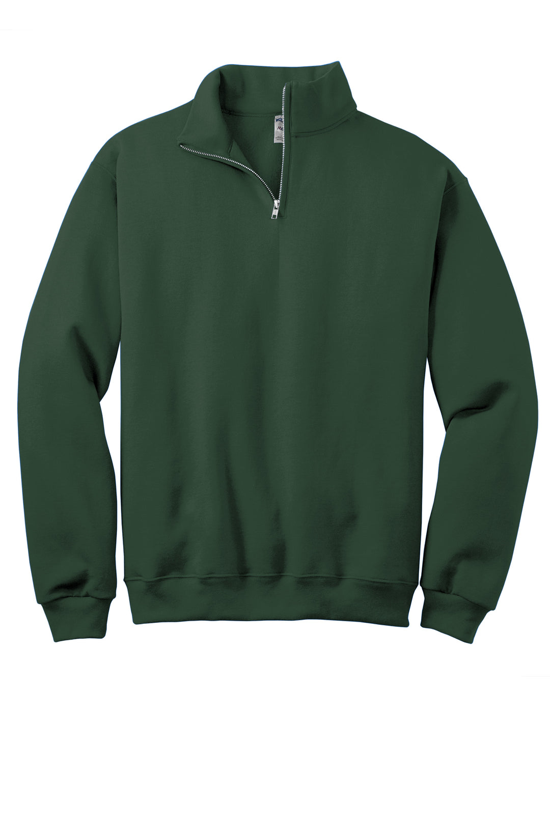 1/4 ZIP DISTRESSED BIG BACK WITH FRONT PRINT - CUSTOM
