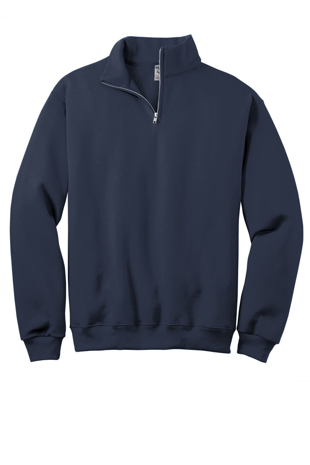 1/4 ZIP DISTRESSED BIG BACK WITH FRONT PRINT - CUSTOM
