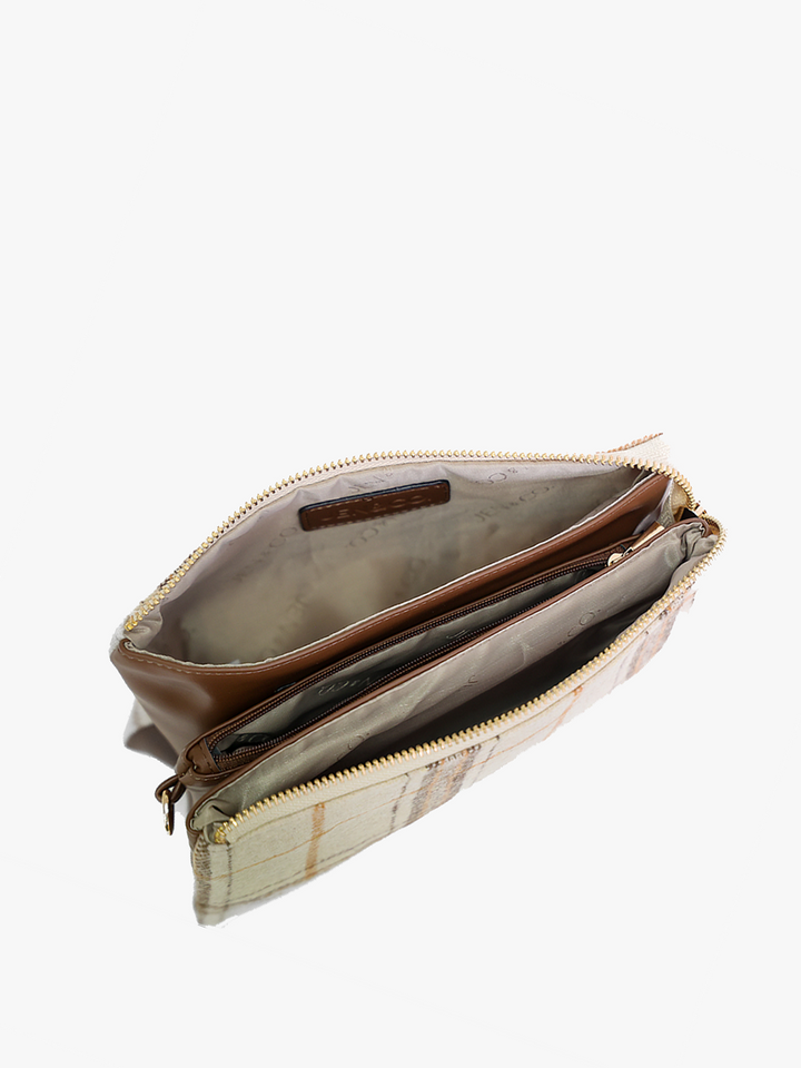 M013 Riley Monogrammable 3 Compartment Crossbody/Wristlet: Jam