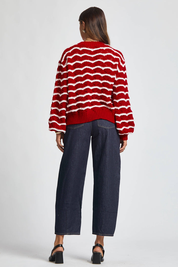 Peppermint Stripes Sweater