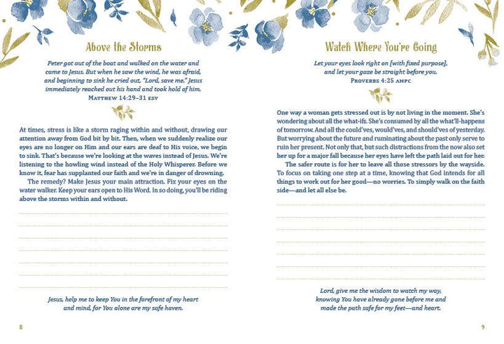 Stress Less, Pray More Devotional Journal