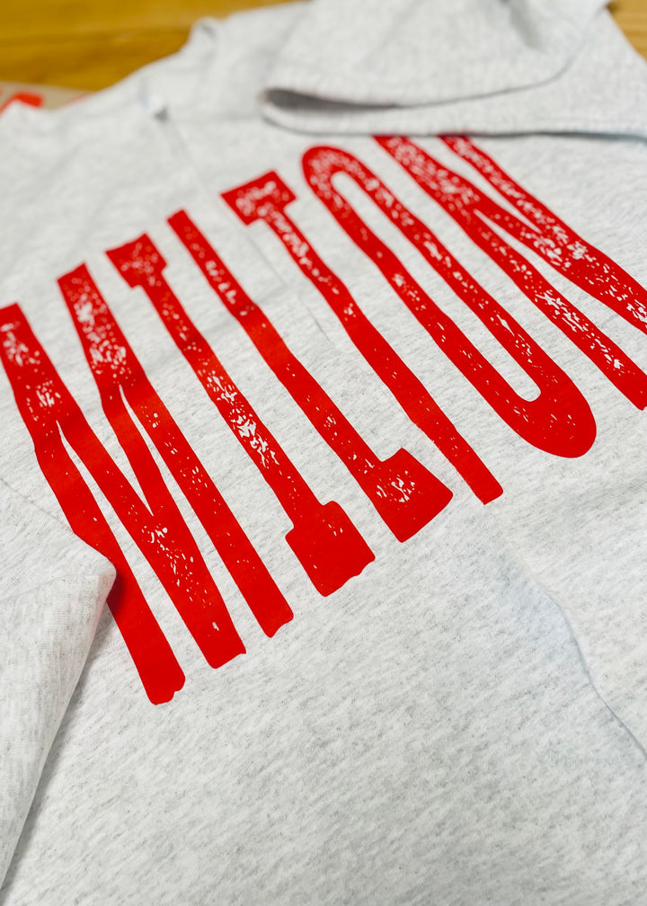 DISTRESSED LOCAL SCHOOL YOUTH OR ADULT PULLOVER CARDI - MADE TO ORDER