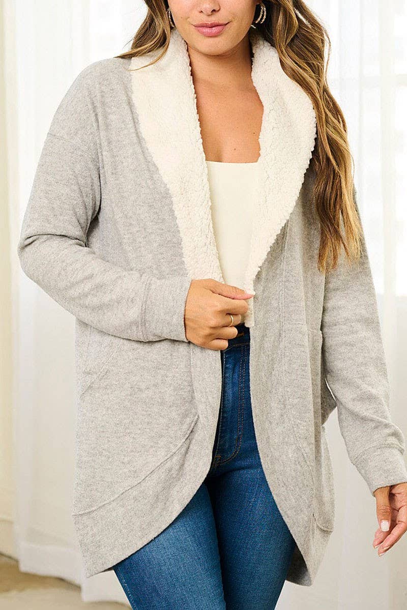 Stone Harbor Sherpa Cardigan with Pockets