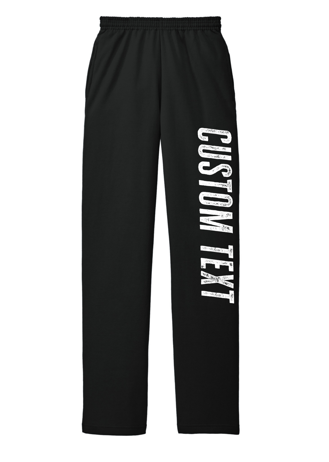 WIDELEG SWEATPANTS WITH CUSTOM CENTER TEXT