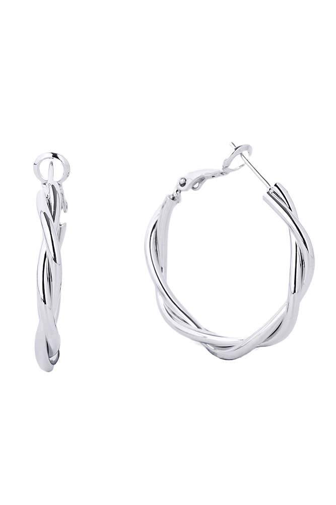 14K Metal Omega Closure Hoop: Gold / 2cm