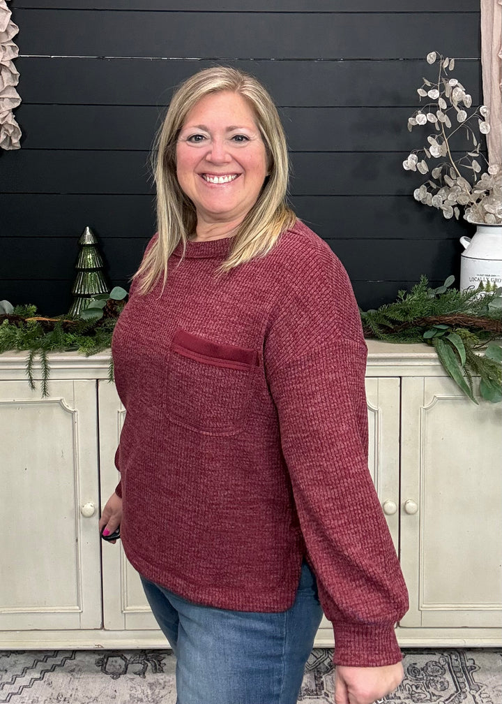 Crimson Lane Knit Top