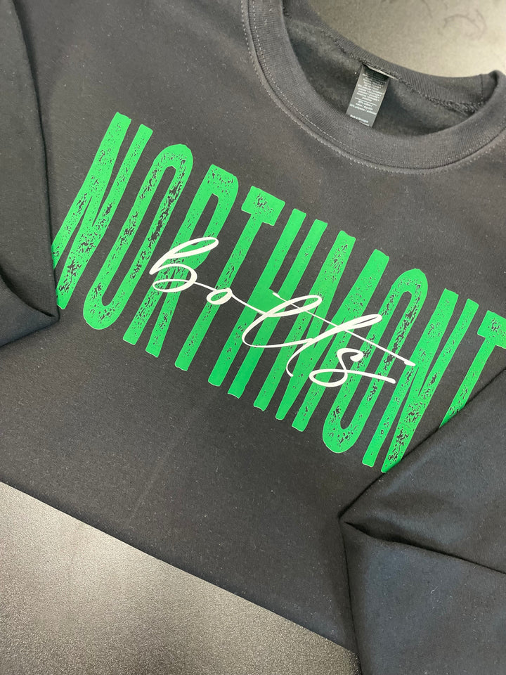 CURSIVE CENTER CUSTOM CREWNECK - YOUTH OR ADULT - MADE TO ORDER