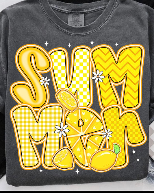 Summer Lemon Graphic Tee - Made to Order