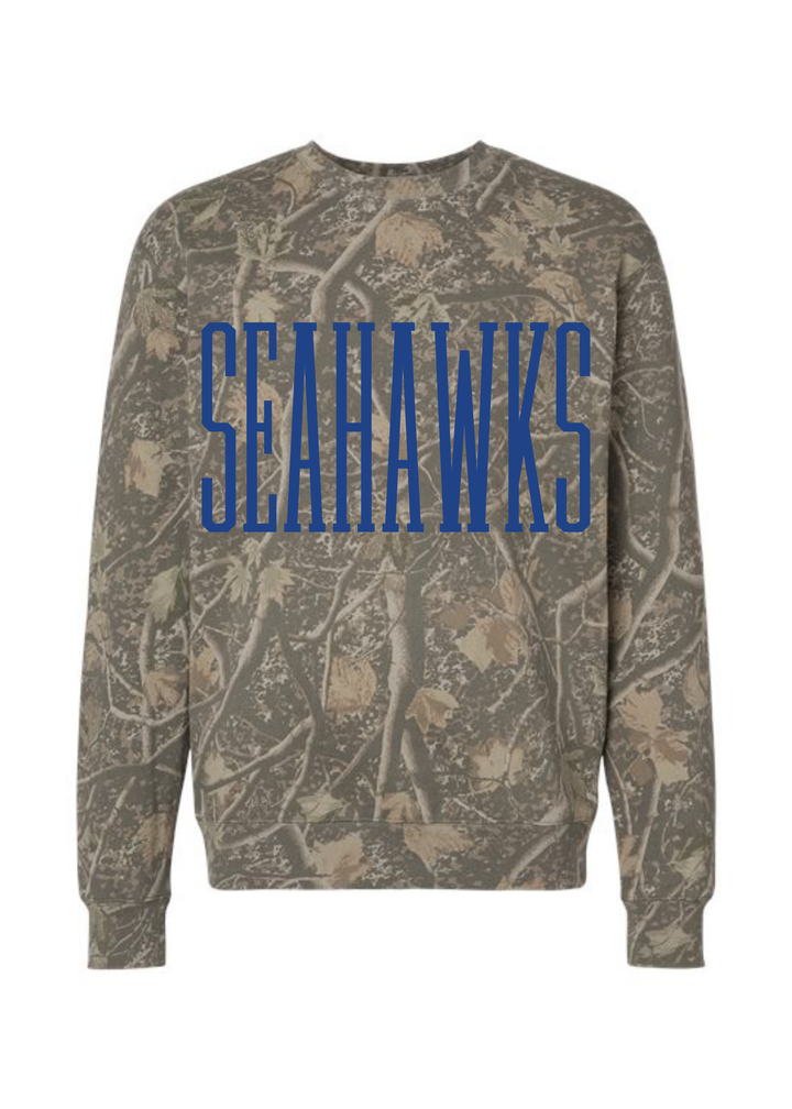 Seahawks Camo Crewneck