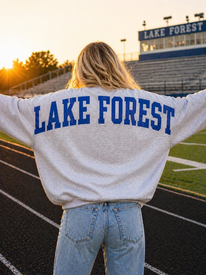 SOLID CUSTOM BIG BACK SWEATSHIRT