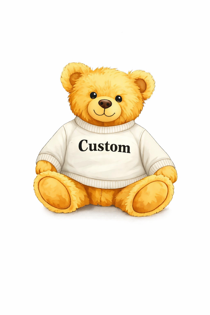 Custom Teddy Bear Graphic Tee or Sweatshirt