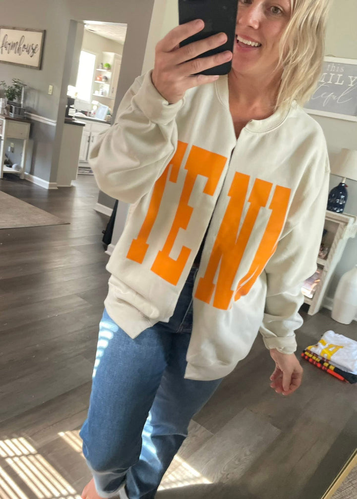 PREORDER ✨ BLOCK TENN Split Sweatshirt Cardi