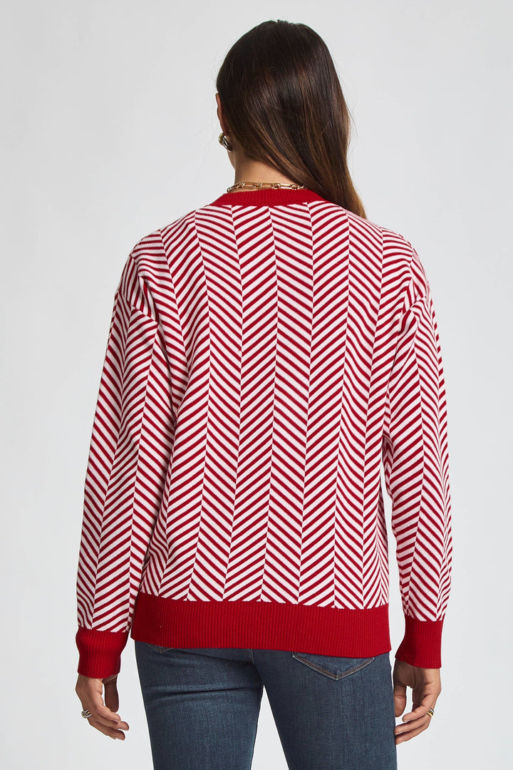 Candy Cane Cozy Sweater
