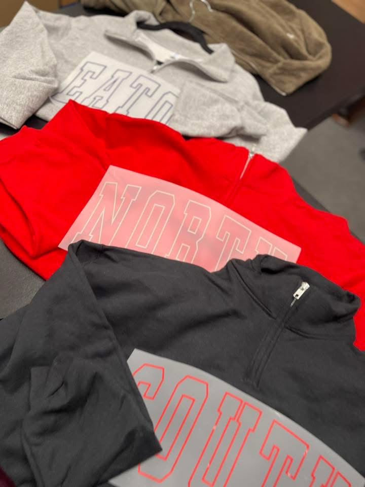 CUSTOM 1/4 ZIP SWEATSHIRT