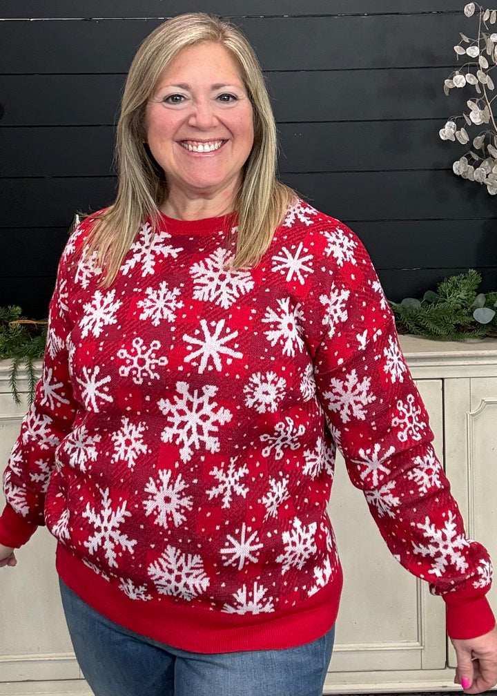 Red - Let It Snow Sweater