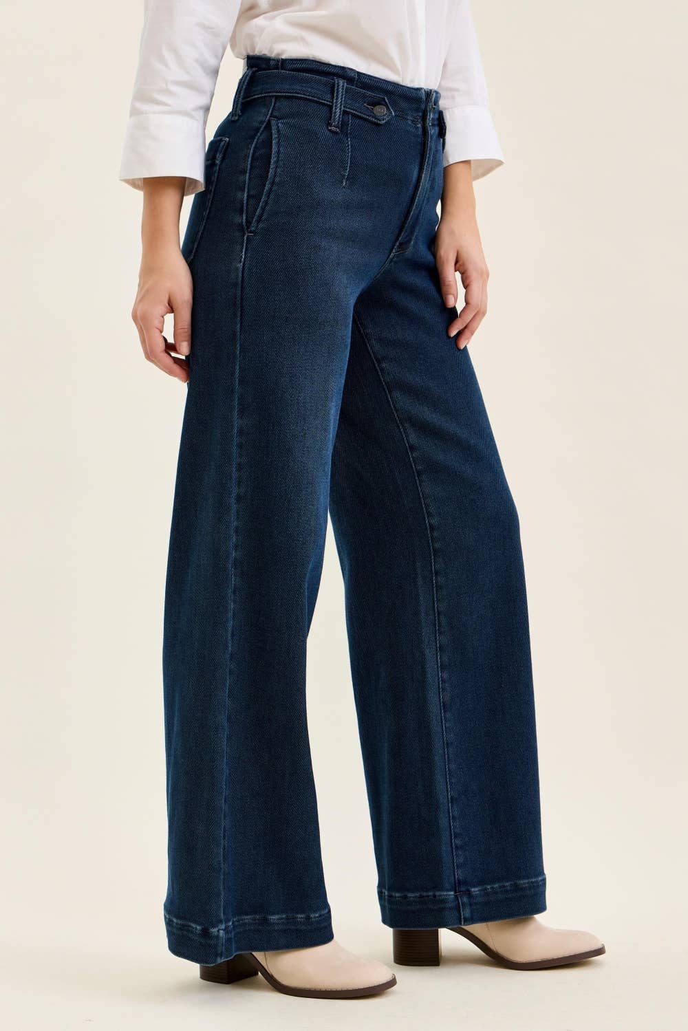 Judy Blue - HW LUX Retro Wide DK Nightfall Blue