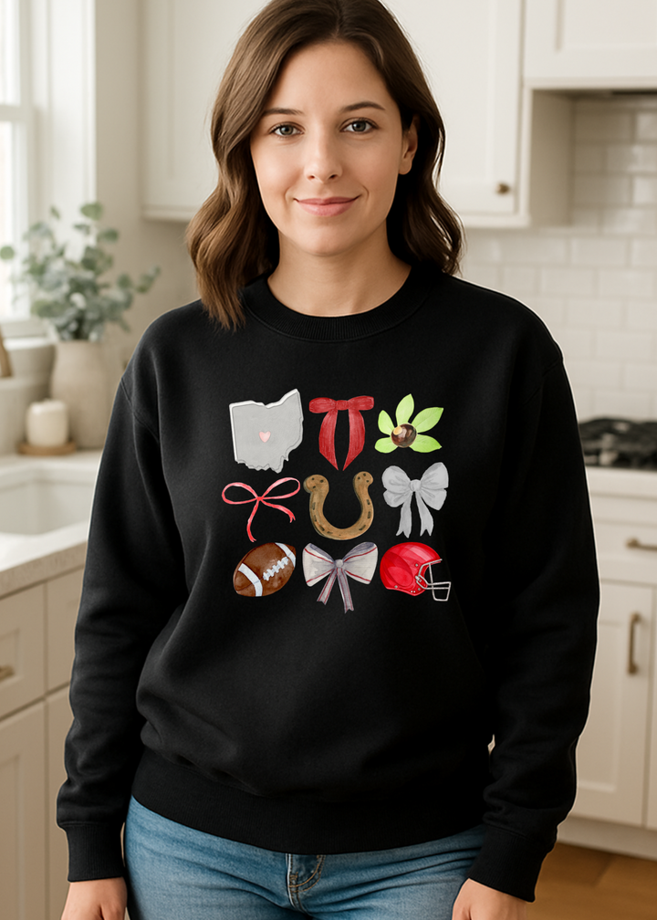 OHIO GRAPHIC TEE AND SWEATSHIRT