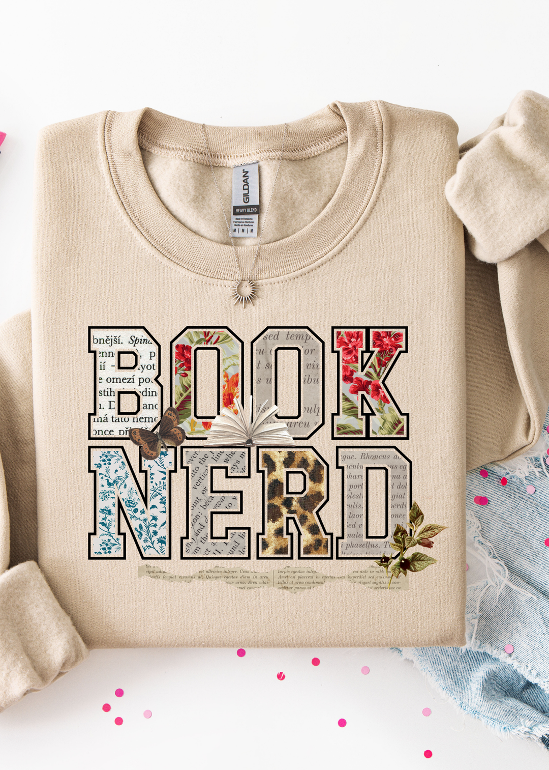 Book Nerd Graphic Tee or Sweatshirt