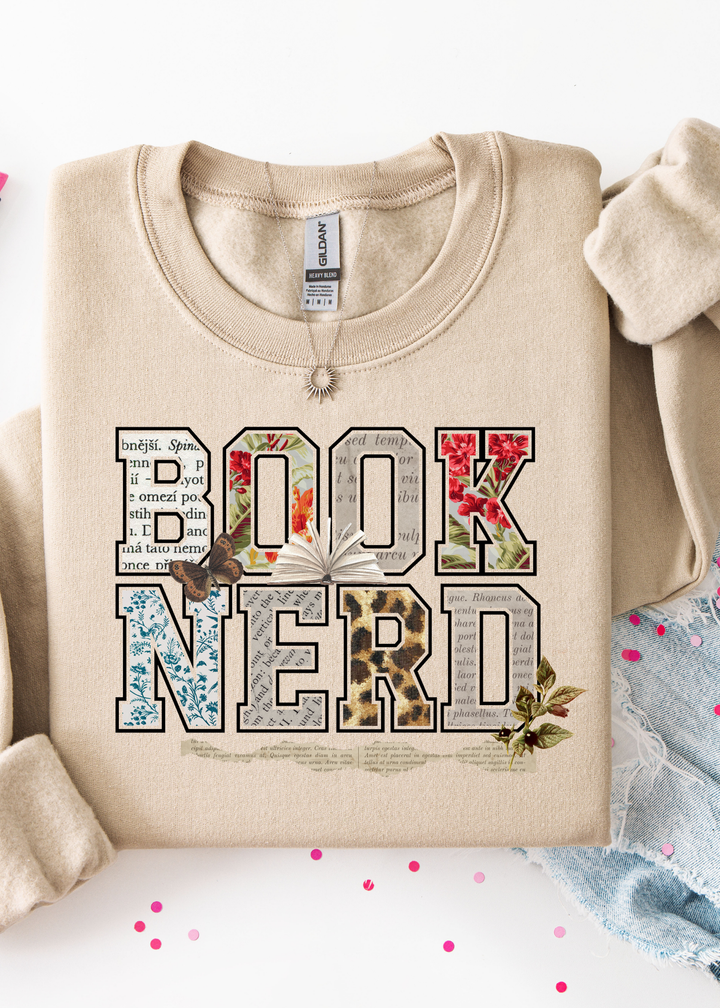 Book Nerd Graphic Tee or Sweatshirt