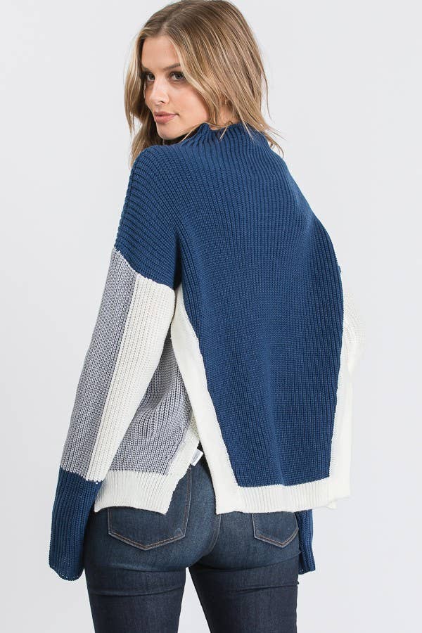 Seaside Panel Sweater