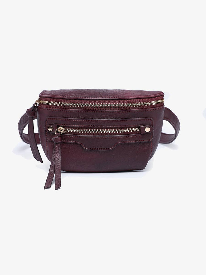 M2741 Astrid Distressed Sling Bag: CARAMEL