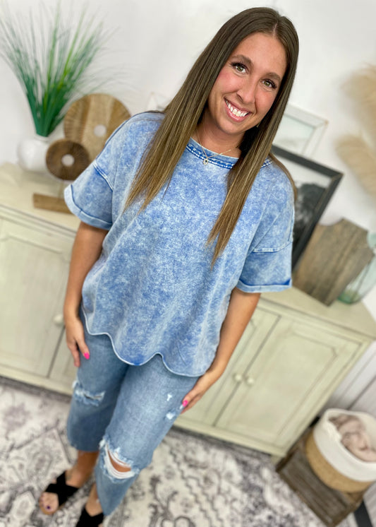 Classic Blue Rebel Tee