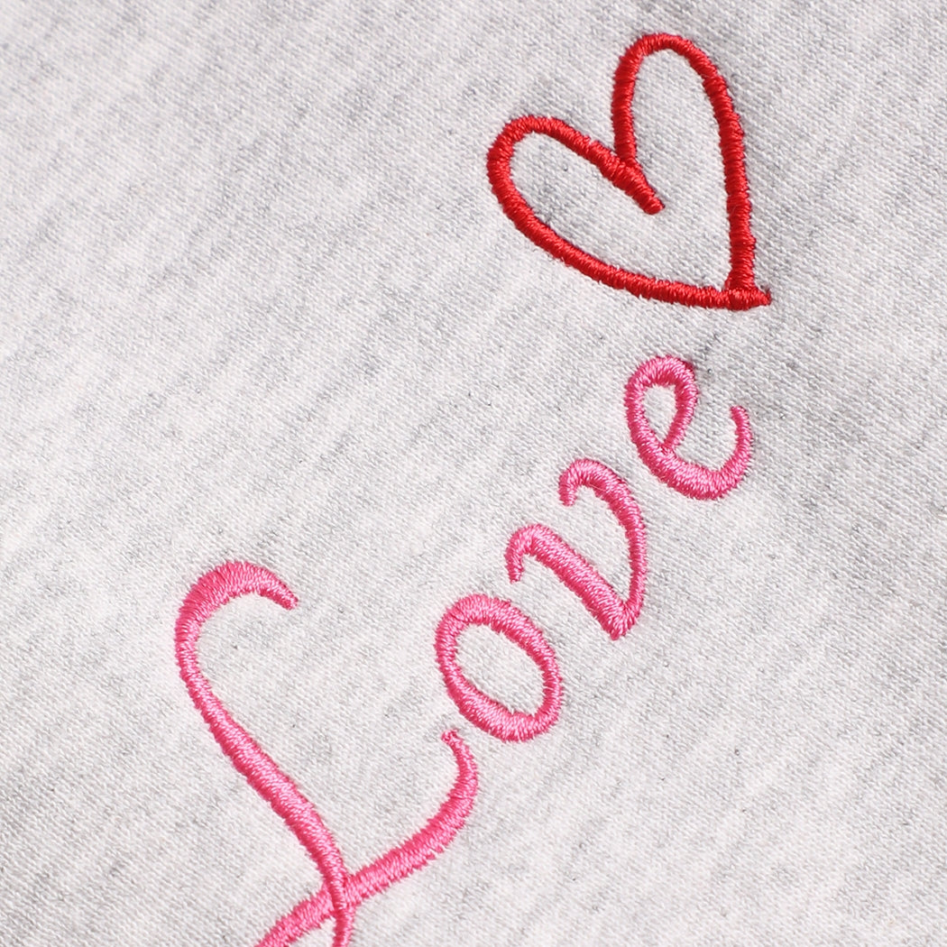 God Is Love Embroidered Sweatshirt - Ships Jan 16th