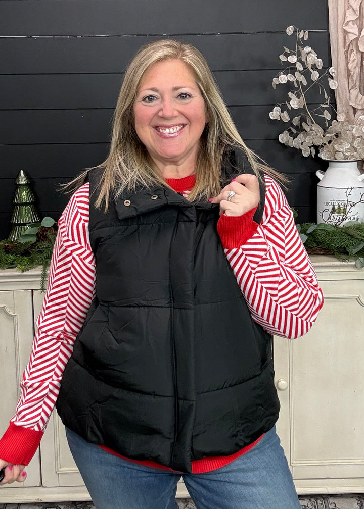 Candy Cane Cozy Sweater