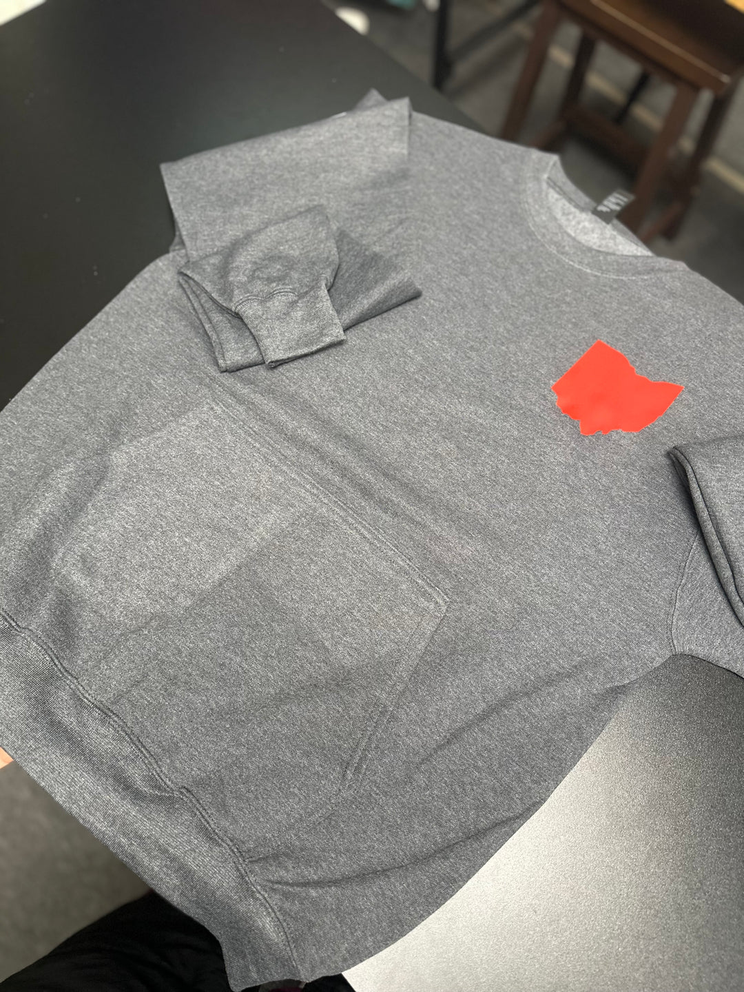 LARGE OHIO BACK PRINT SWEATSHIRT - MADE TO ORDER