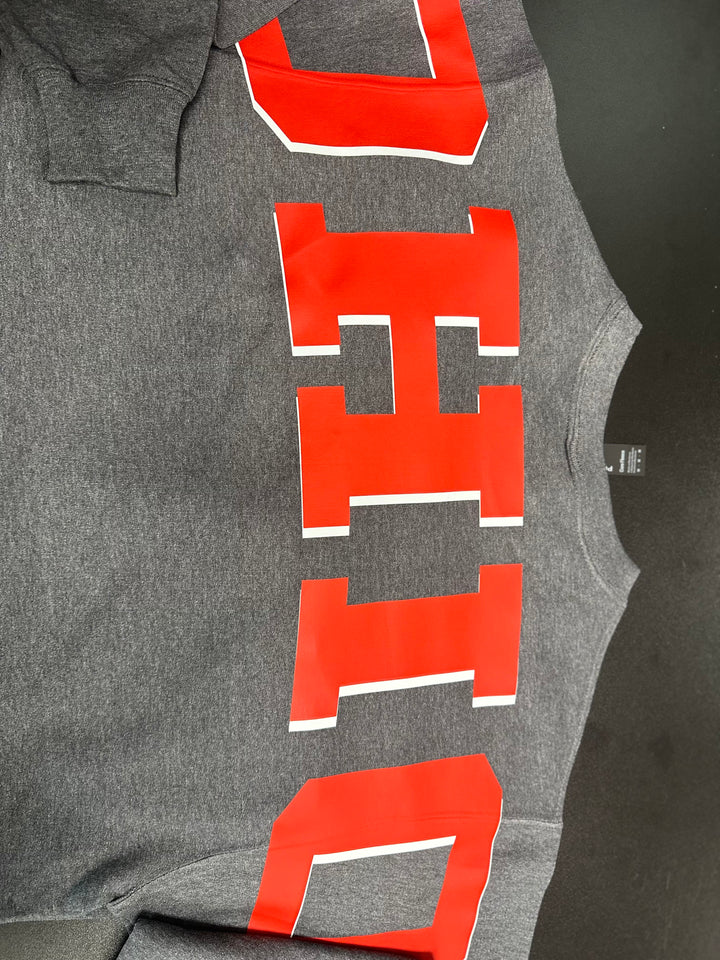 LARGE OHIO BACK PRINT SWEATSHIRT - MADE TO ORDER