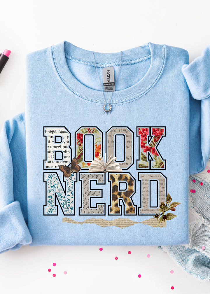 Book Nerd Graphic Tee or Sweatshirt